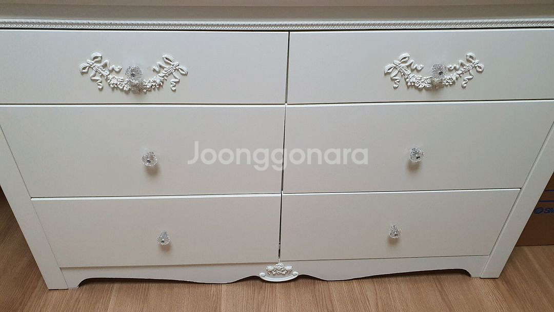 쉐비 시크 앤틱 프랑스 스타일 화장대 장식장 책상--3