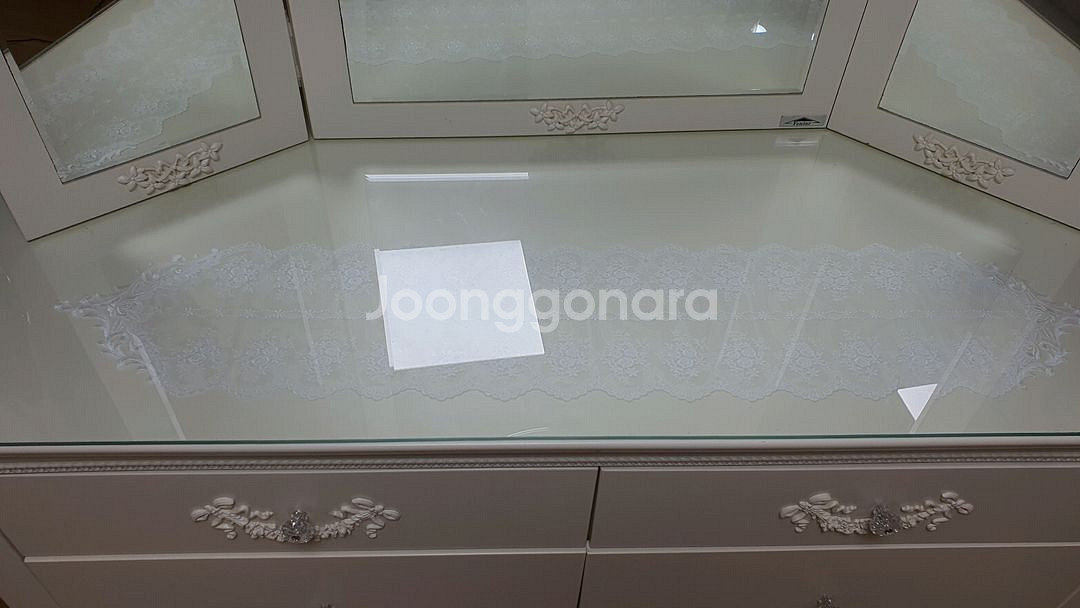 쉐비 시크 앤틱 프랑스 스타일 화장대 장식장 책상--4