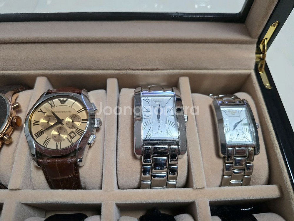 엠포리오 아르마니 시계 10개 + 토마스언쇼 시계 2개--3