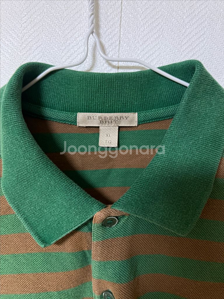 버버리 브릿 스트라이프 카라티 xl--2