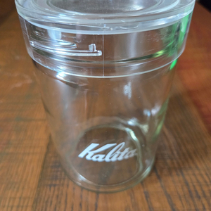 칼리타 커피 캐니스터 유리 원두 보관함 1000ml