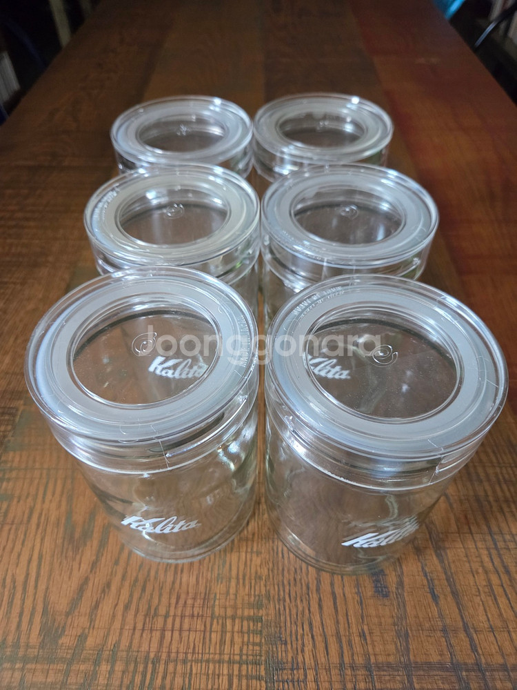 칼리타 커피 캐니스터 유리 원두 보관함 1000ml--2