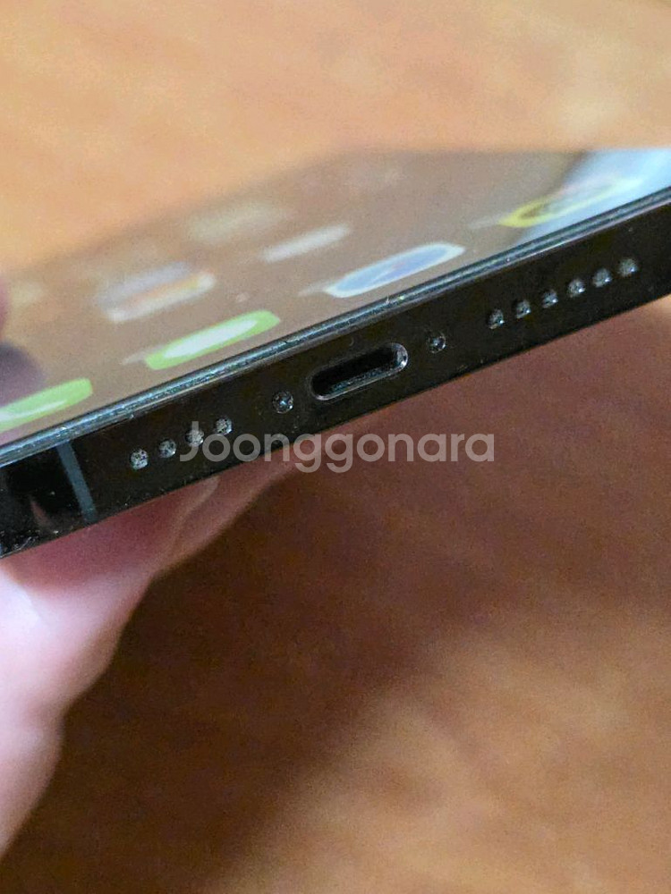 아이폰 12 프로맥스 256G 액정 세로줄--2