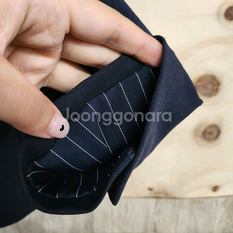 337) 잇미샤 it MICHA 블랙 더블 버튼 자켓--3