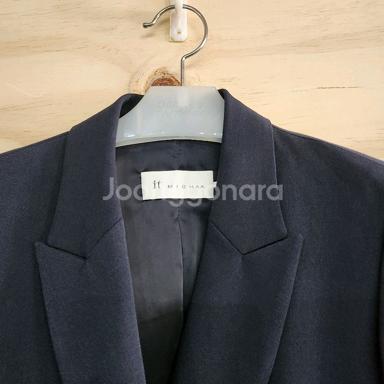 337) 잇미샤 it MICHA 블랙 더블 버튼 자켓--2