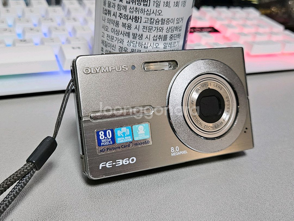 올림푸스 FE-360 실버 빈티지 디카--0