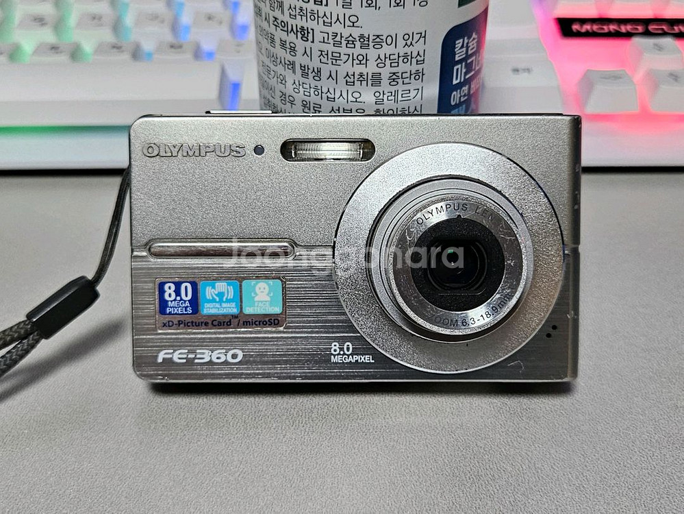 올림푸스 FE-360 실버 빈티지 디카--1