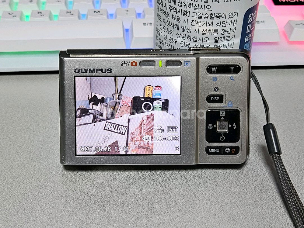 올림푸스 FE-360 실버 빈티지 디카--3