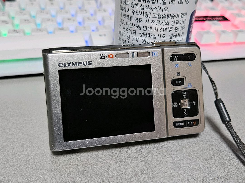 올림푸스 FE-360 실버 빈티지 디카--4
