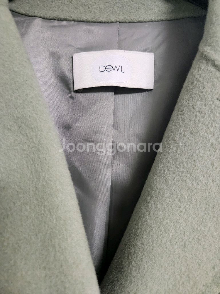 DEWL 핸드메이드 더블코트--2