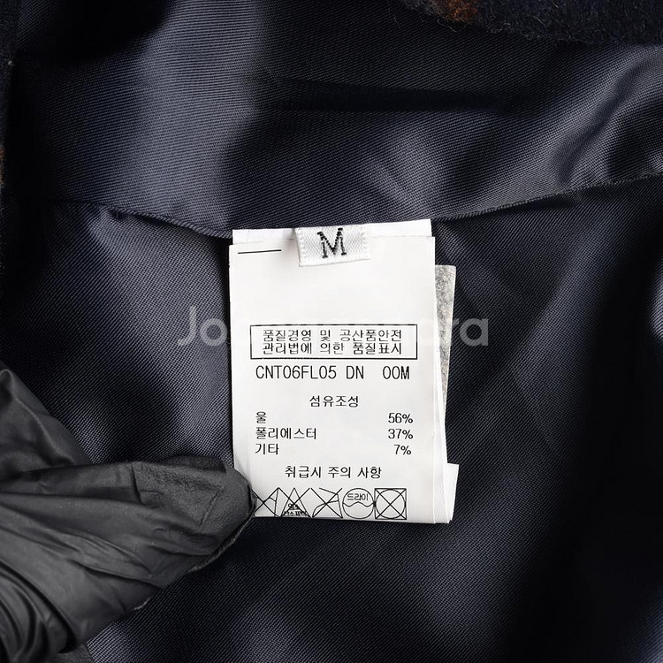 [M]마가린핑거스 네이비 카멜 체크 겨울 미니 스커트--5