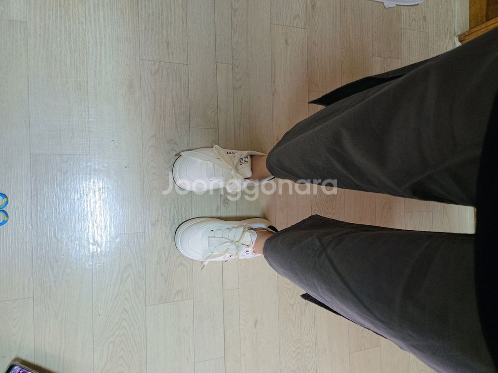 패딩 키높이 운동화(새상품)--3