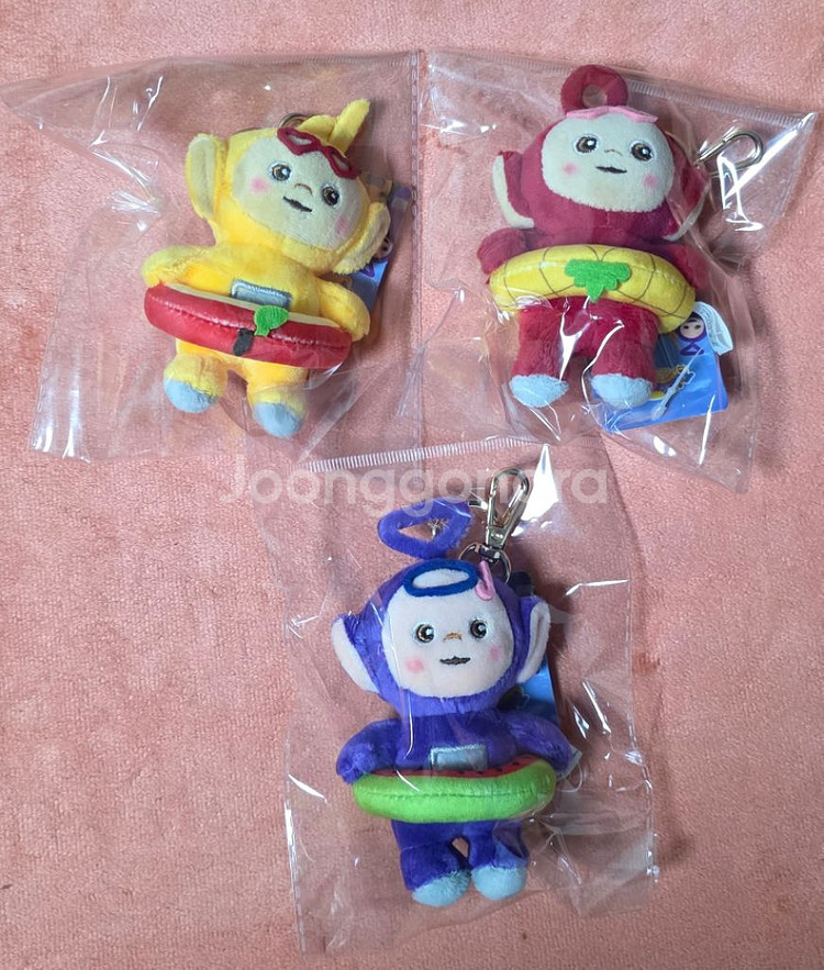 텔레토비 써머가방고리 키링 인형 굿즈--0