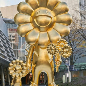 무라카미 다카시 한정판 24K 도금 목걸이