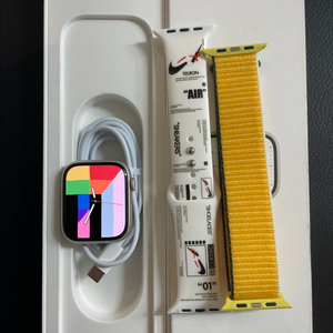 애플워치7 45mm 스타라이트
