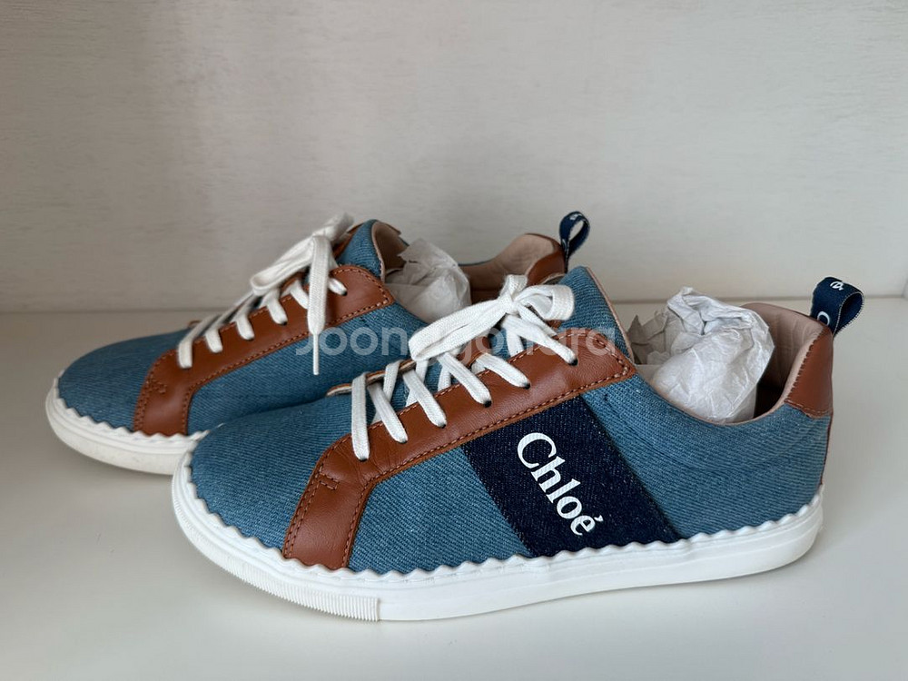 끌로에 데님운동화--1