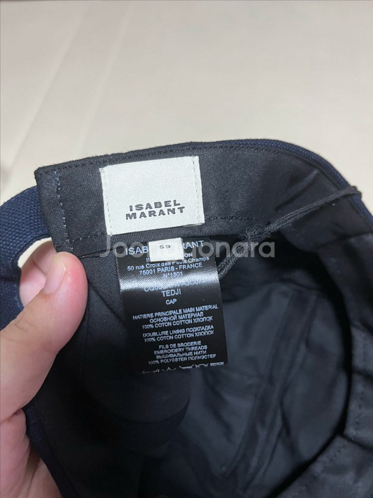 (새상품/정품) 이자벨마랑 타이론 자수 볼캡--7
