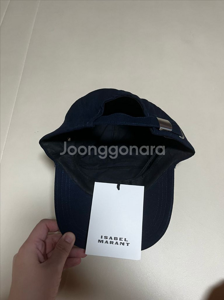 (새상품/정품) 이자벨마랑 타이론 자수 볼캡--6