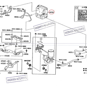 렉서스 RX450h ABS 모듈