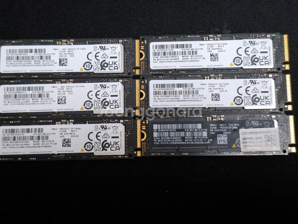 삼성 PM9A1 M.2 NVME SSD 512GB--0