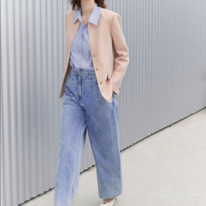 23 한섬 랑방컬렉션 와이드 데님 팬츠 청바지