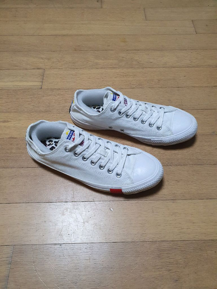 한정판* 컨버스 로우 올빽 화이트 스니커즈)270--3