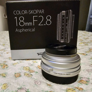 보이그랜더 18mm F2.8 후지 마운트