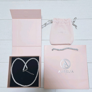 (새상품) 화이트 진주 목걸이 5mm