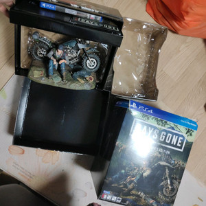 ps4 데이즈곤 한정판 스틸북 아트북 사운드트랙 피규어