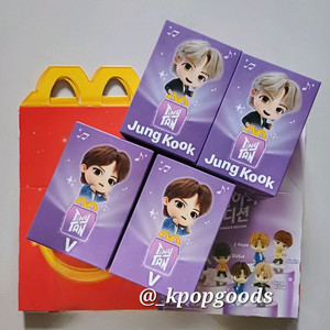 BTS방탄 맥도날드 해피밀 타이니탄 피큐어 정국 태형