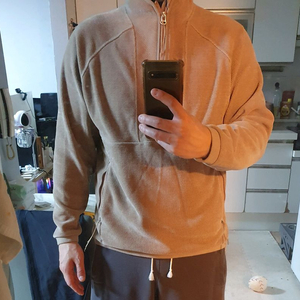 착샷* ZIO 송지오 반집업 오버핏 맨투맨)95