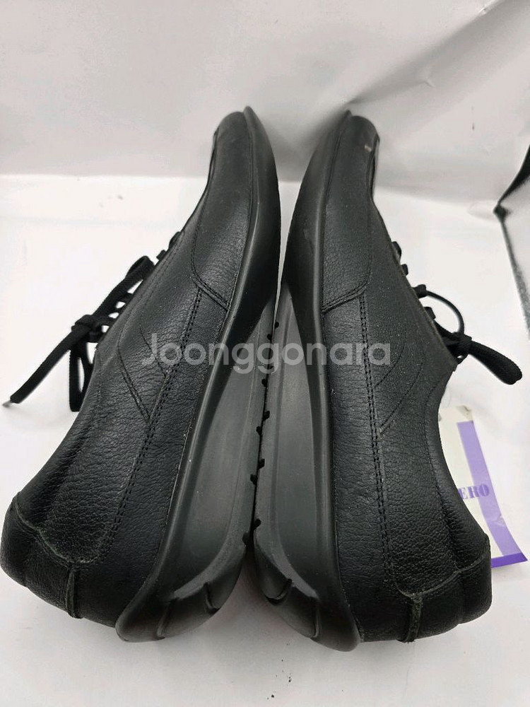 [새상품] CEGERO 블랙 가죽 워킹화 270mm--3