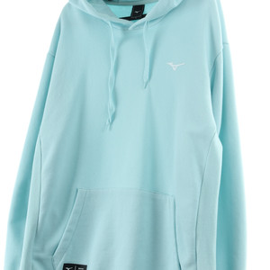 (L-XL) 미즈노 후드티셔츠 하늘색 박시