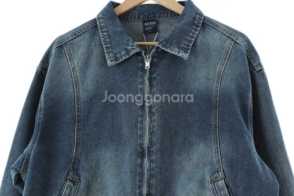 (L-XL) 브랜드빈티지 집업 바람막이 점퍼자켓 청--2