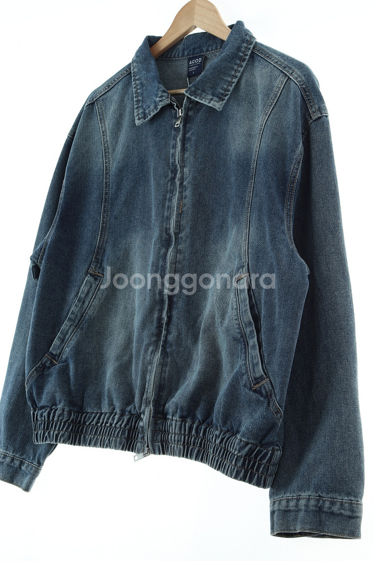 (L-XL) 브랜드빈티지 집업 바람막이 점퍼자켓 청--0