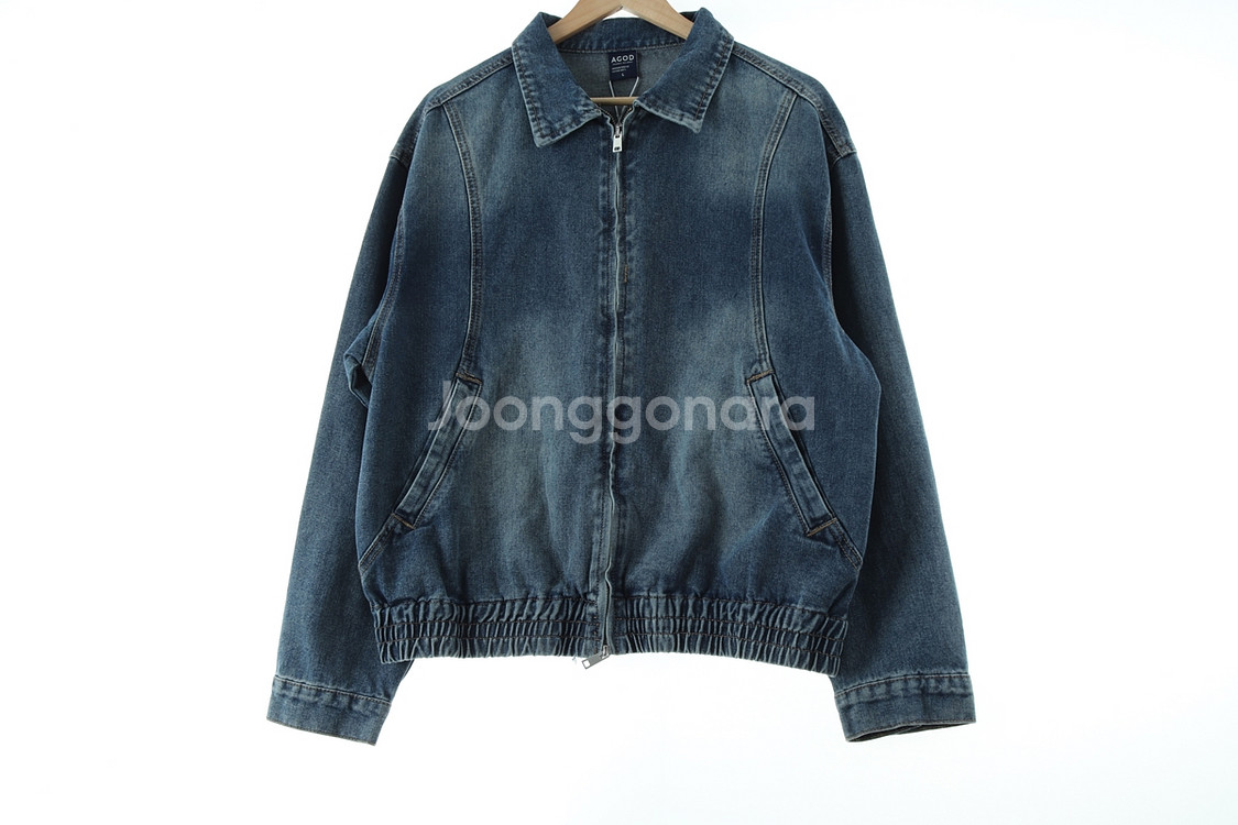 (L-XL) 브랜드빈티지 집업 바람막이 점퍼자켓 청--1