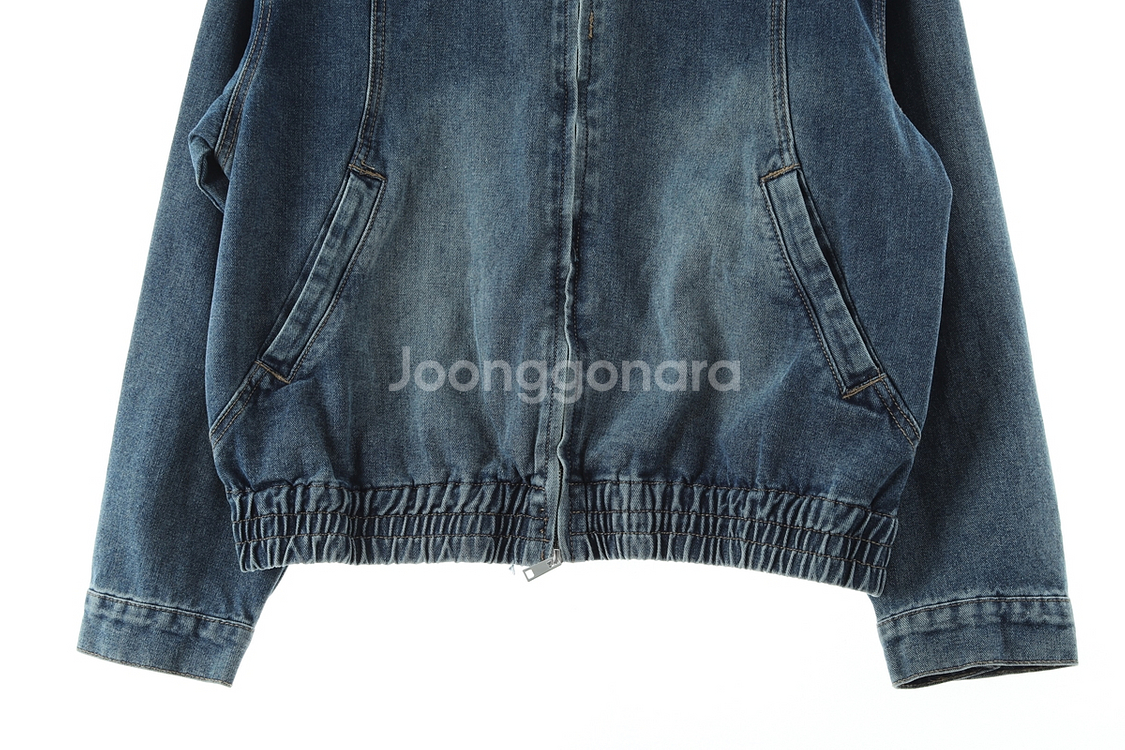 (L-XL) 브랜드빈티지 집업 바람막이 점퍼자켓 청--3