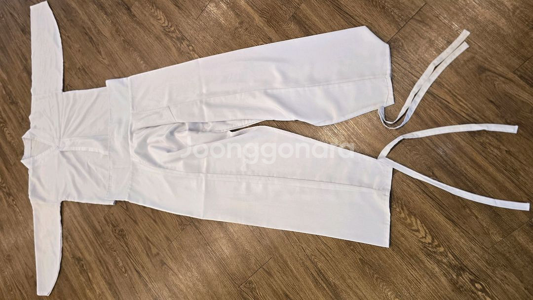 흰색 민복.사물복.--0