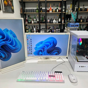 화이트 감성 풀세트 PC/ 컴퓨터세트