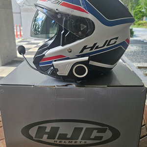 HJC F-31 헬멧과 세나 60S Wave 인터콤