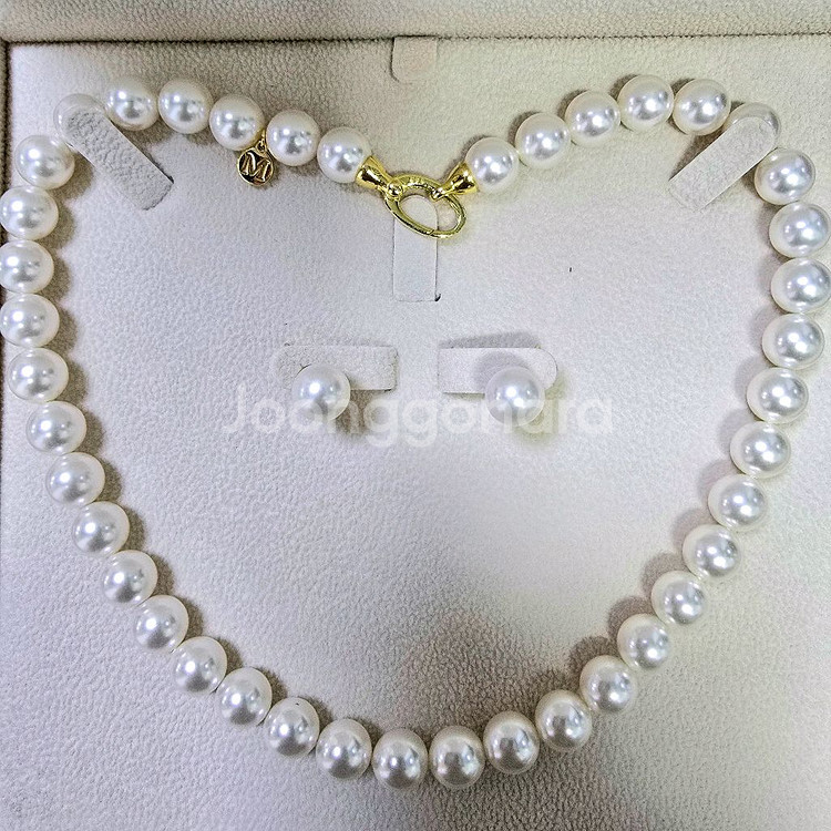 [새상품]넘예쁜 스와로브스키 정품 진주 귀걸이 10mm--2