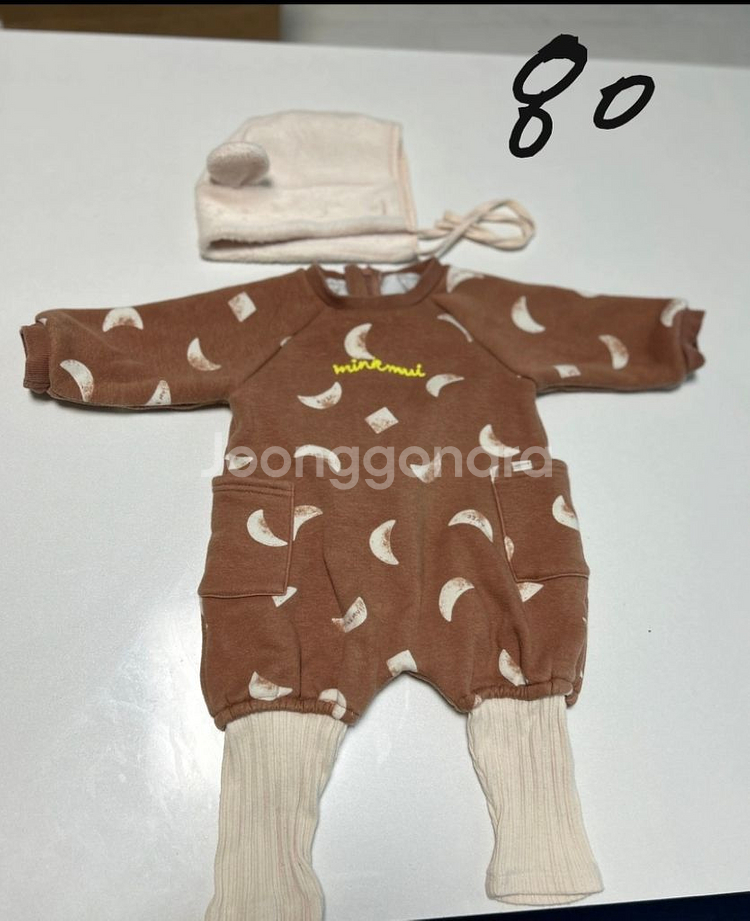 밍크뮤 ,블루독베이비 80~90사이즈 4벌 가을겨--2