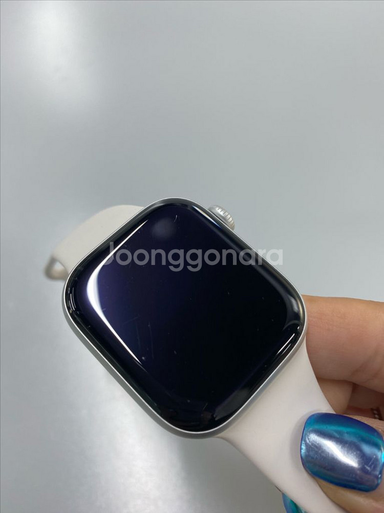 애플워치10세대 42 블투 실버--1