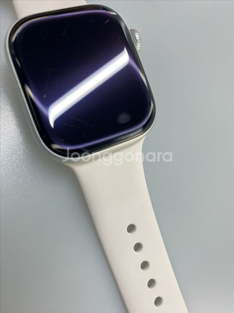 애플워치10세대 42 블투 실버--3