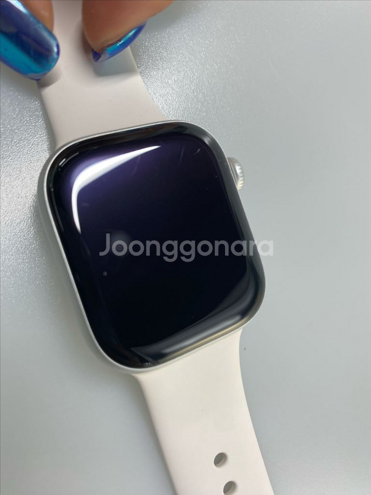 애플워치10세대 42 블투 실버--2
