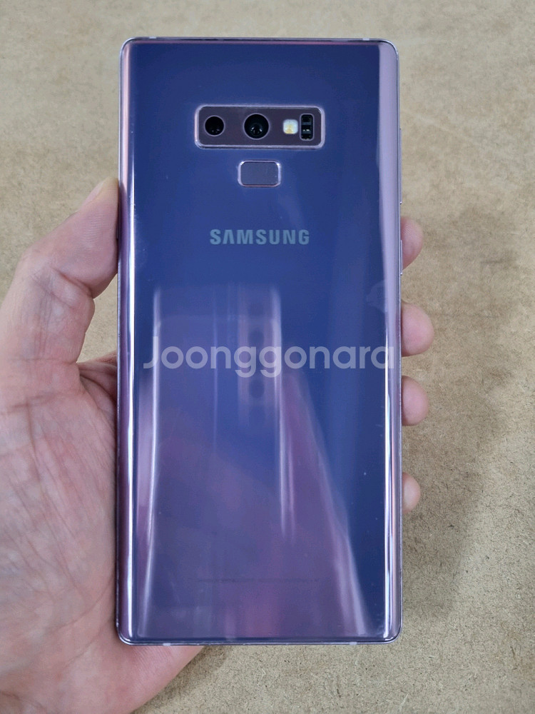 갤럭시노트9 퍼플 128GB KT공기계 중고폰 최저가--1