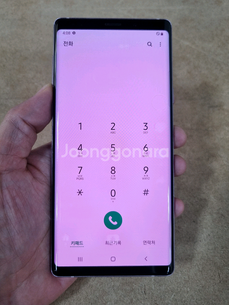 갤럭시노트9 퍼플 128GB KT공기계 중고폰 최저가--8