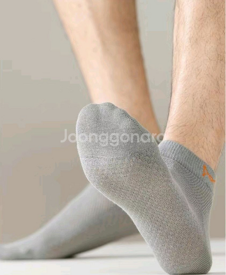 통기성 순면 메쉬 남자 여름양말 10켤레 일괄(새상품)--3