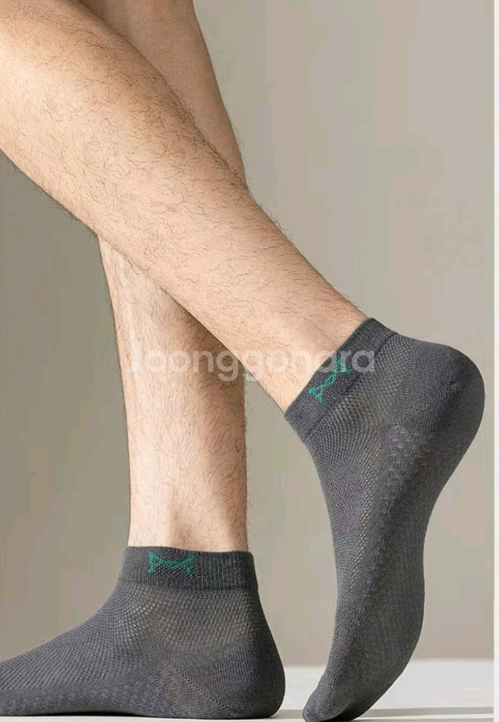 통기성 순면 메쉬 남자 여름양말 10켤레 일괄(새상품)--4