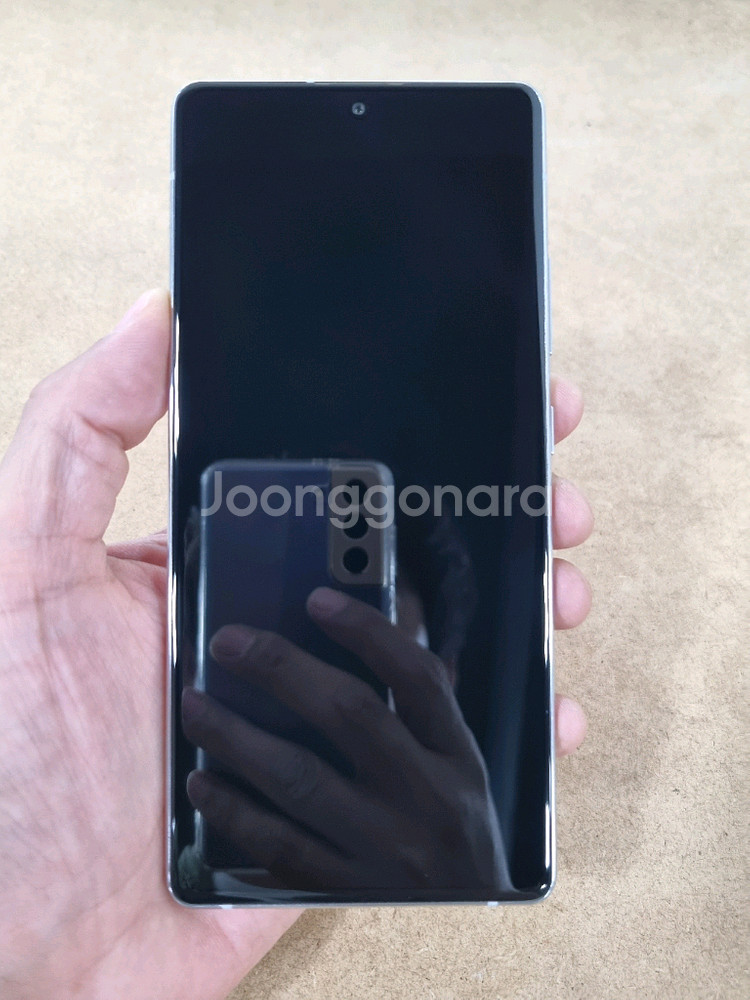갤럭시 A 퀀텀 실버 128GB SK공기계 중고폰--9